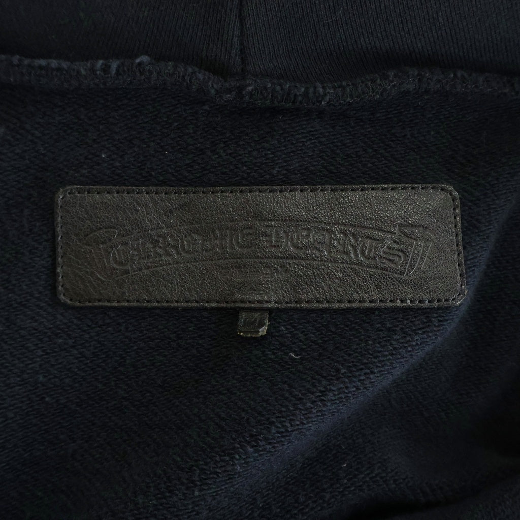 CHROME HEARTS(クロムハーツ) CHプラスパッチ付きダガージップアップパーカー バックホースシューレザーパッチパーカー