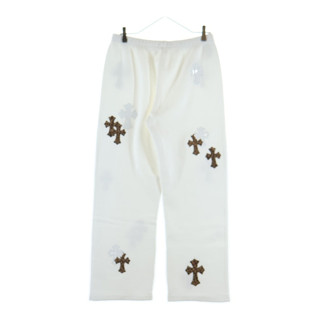 CHROME HEARTS(クロムハーツ) M Y NOT クロスパッチ付きスウェットロングパンツ ホワイト