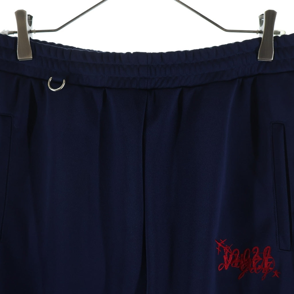 doublet(ダブレット) 20SS CHAOS EMBROIDERY TRACK PANTS 20SS20PT120-1 カオス刺繍 トラックパンツ ネイビー