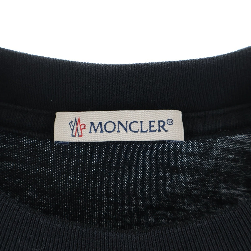 MONCLER(モンクレール) ×FRAGMENT DESIGN E20968003057 フラグメントデザイン クルーネック半袖Tシャツ ブラック
