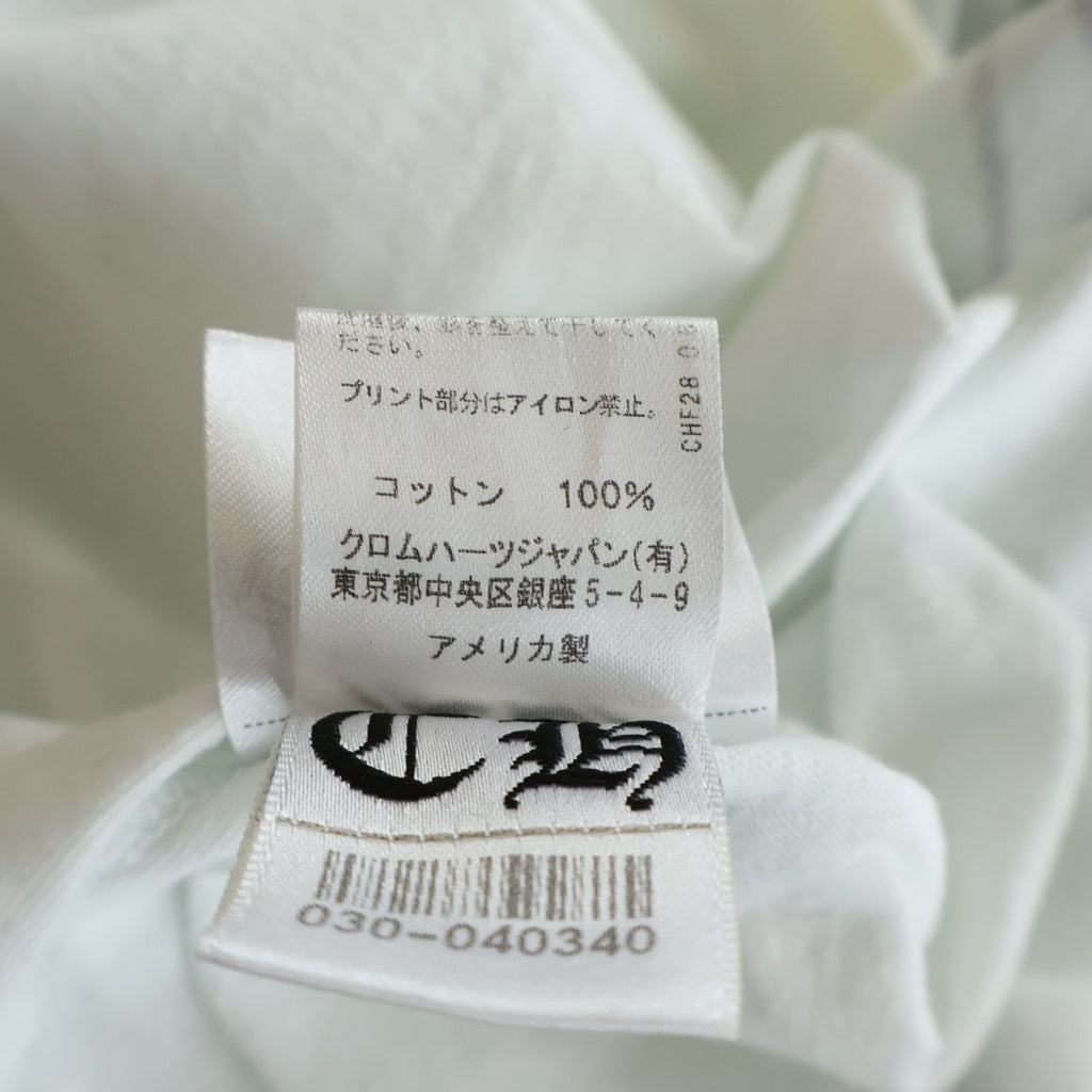 CHROME HEARTS(クロムハーツ) Multi Color Horseshoe L/S Tee マルチカラー ホースシュー プリント ロングスリーブ Tシャツ 長袖カットソー ホワイト