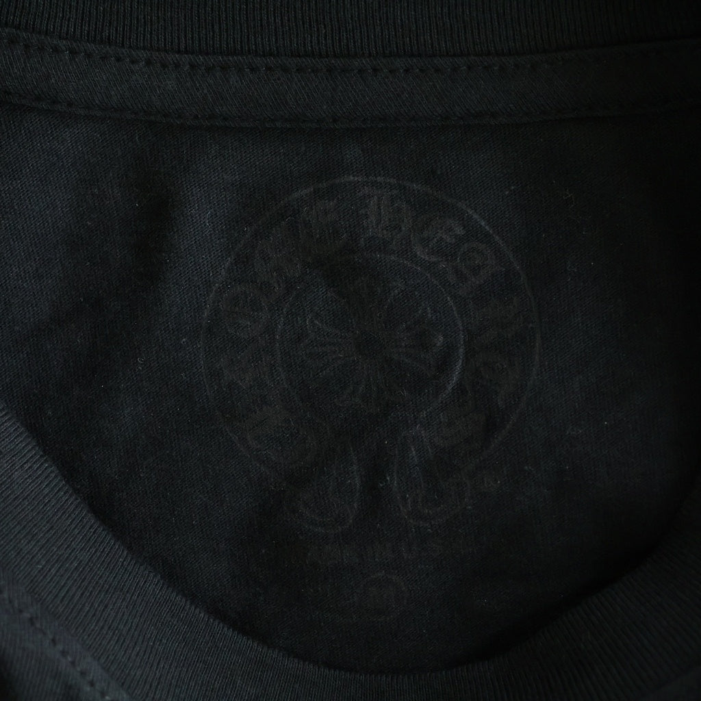 CHROME HEARTS(クロムハーツ) HORSESHOE S/S TEE BLACK/NEON YELLOW ホースシュー ショートスリーブ Tシャツ ブラック/イエロー