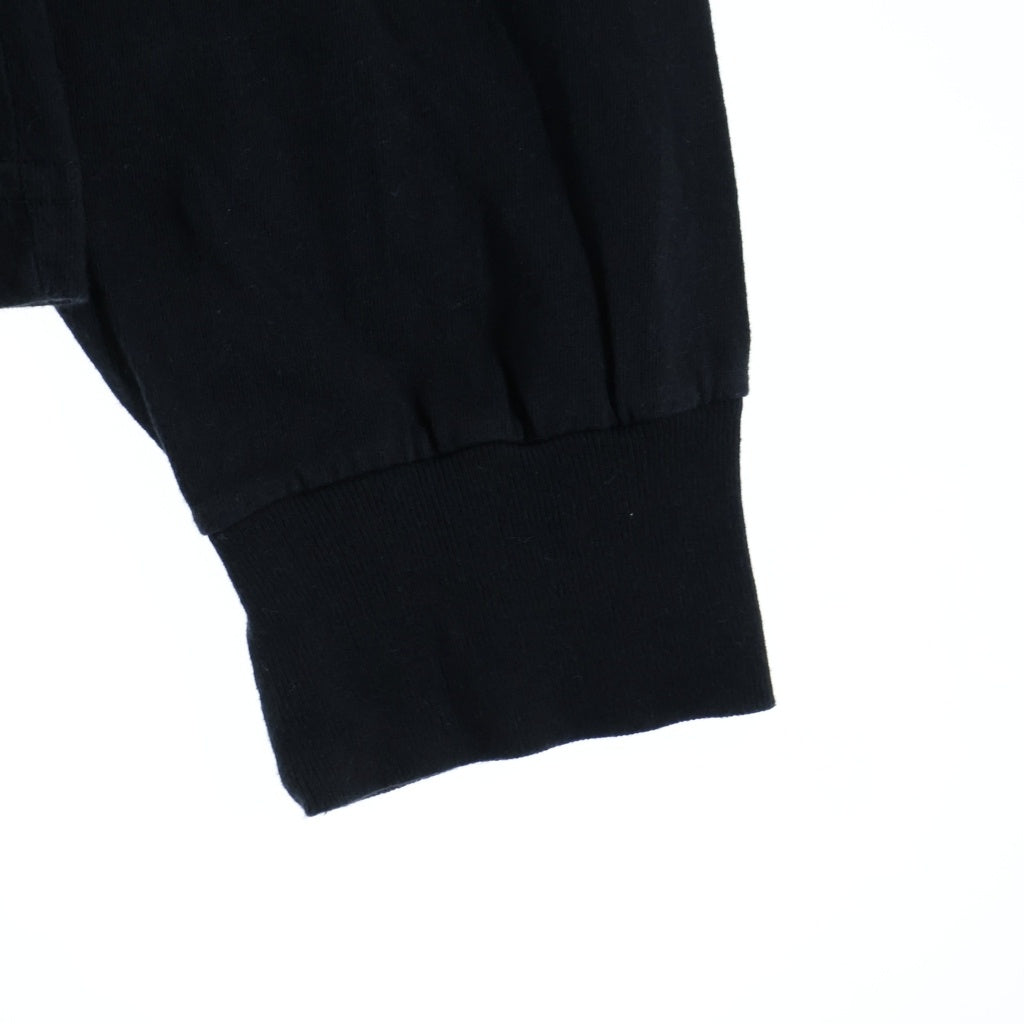CHROME HEARTS(クロムハーツ) CH L S 1 サイドTバーロゴ プリント 長袖Tシャツ カットソー ブラック