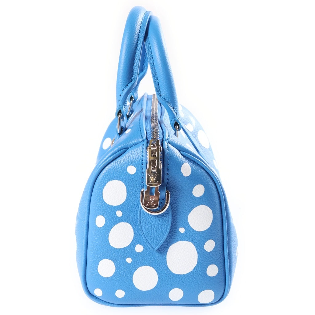 LOUIS VUITTON(ルイヴィトン) ×YK Speedy Monogram Bag M46425 ×草間彌生 スピーディー 20 モノグラム2WAYショルダーバッグ ブルー レディース