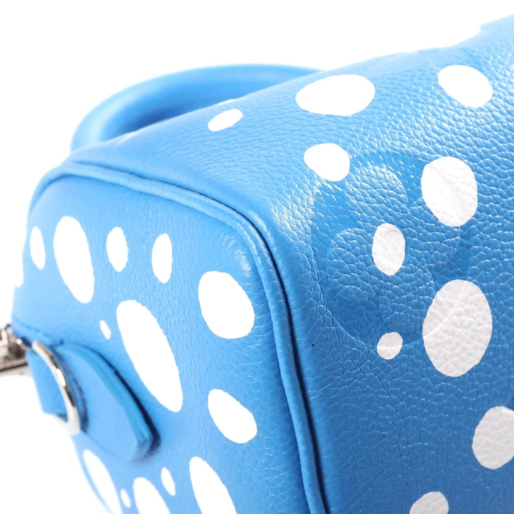 LOUIS VUITTON(ルイヴィトン) ×YK Speedy Monogram Bag M46425 ×草間彌生 スピーディー 20 モノグラム2WAYショルダーバッグ ブルー レディース