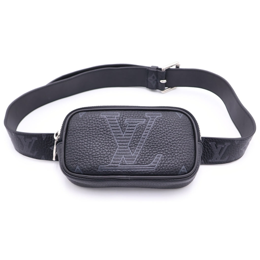 LOUIS VUITTON(ルイヴィトン) Sun Tulle Signature Pocket Bag MP282U サンチュール シグネチャーポケットウエストバッグ ネイビー