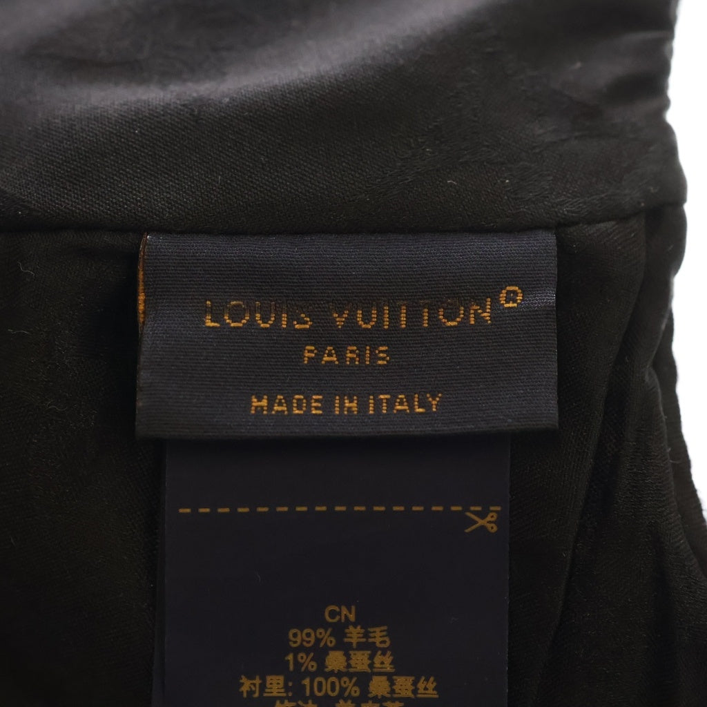 LOUIS VUITTON(ルイヴィトン) Monogram Endless Cap M7003M モノグラム ウールエンドレスキャップ 帽子 ブラック