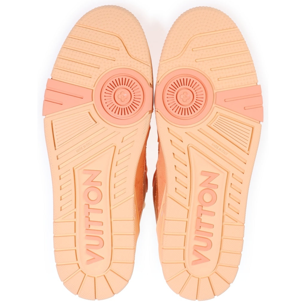 LOUIS VUITTON(ルイヴィトン) LV Trauner Monogram Denim Sneakers 1ACVNR LVトレイナー モノグラムデニムローカットスニーカー オレンジ