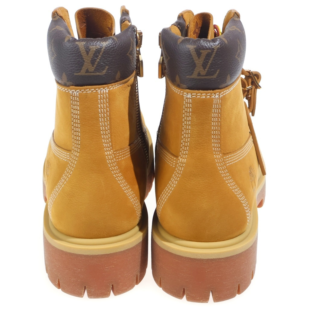 LOUIS VUITTON(ルイヴィトン) ×Timberland Embossed Ankle Boot ×ティンバーランド エンボスド アンクルブーツ ベージュ
