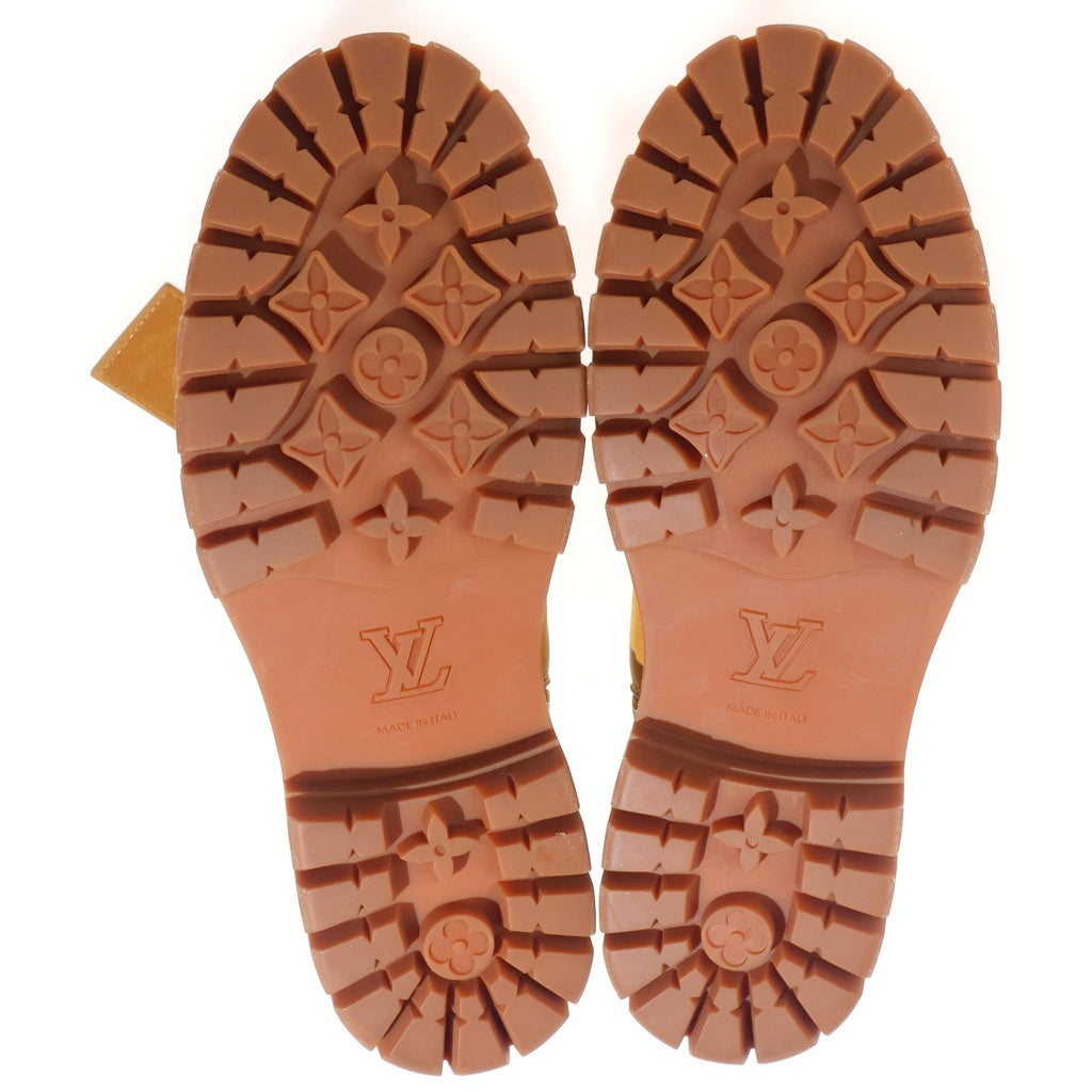 LOUIS VUITTON(ルイヴィトン) ×Timberland Embossed Ankle Boot ×ティンバーランド エンボスド アンクルブーツ ベージュ