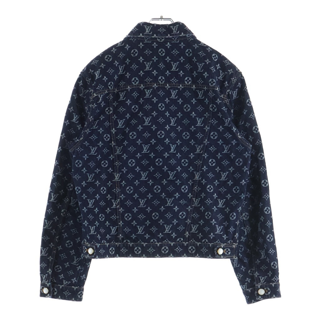 LOUIS VUITTON(ルイヴィトン) 24AW Monogram Jacquard Denim Jacket RM242M UZD HRA79W モノグラム ジャガードデニムジャケット ネイビー