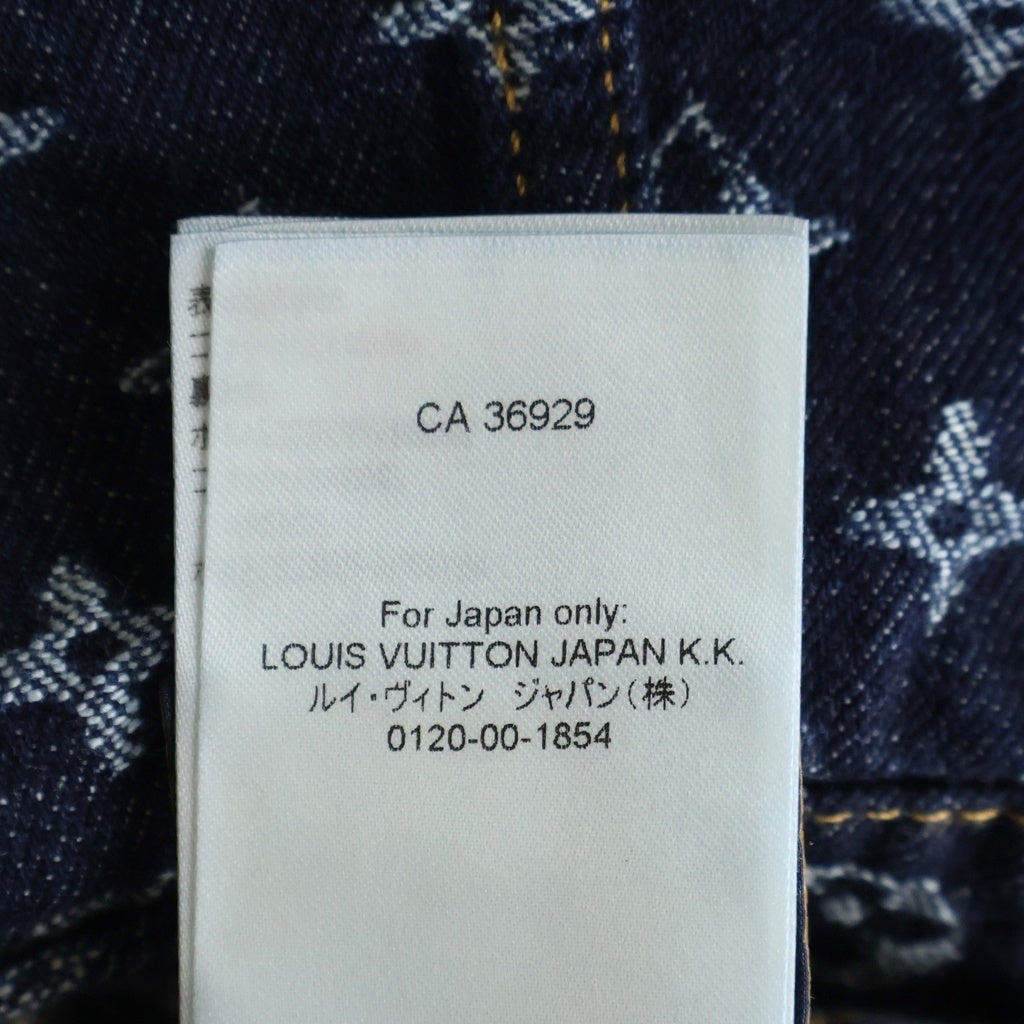 LOUIS VUITTON(ルイヴィトン) 24AW Monogram Jacquard Denim Jacket RM242M UZD HRA79W モノグラム ジャガードデニムジャケット ネイビー