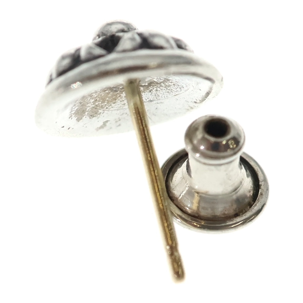 CHROME HEARTS(クロムハーツ) STUD CRSBLL クロスボールスタッドピアス シルバー BCA110