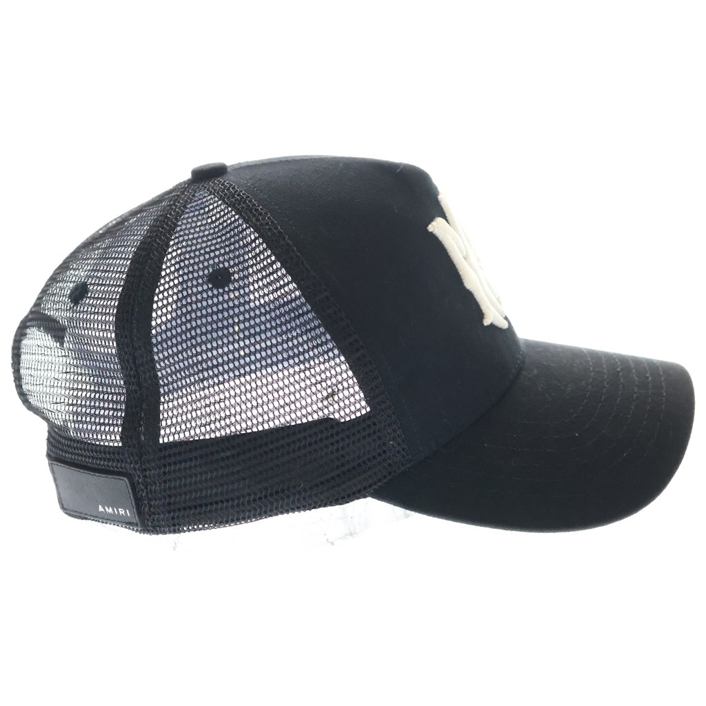AMIRI(アミリ) MA LOGO TRUCKER SR1XMAH009SAMHDC MAロゴ トラッカーキャップ メッシュキャップ 帽子 ブラック