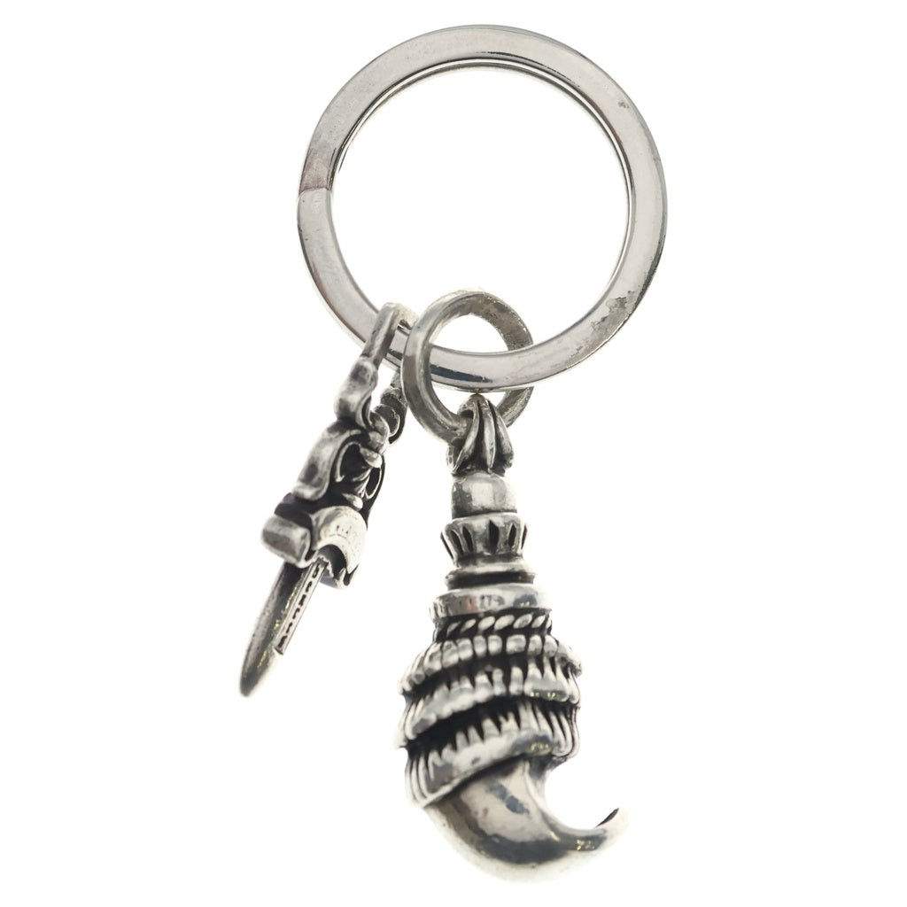 CHROME HEARTS(クロムハーツ) CROW&No5 DGGR クロウ #5 ダガー キーリング シルバー