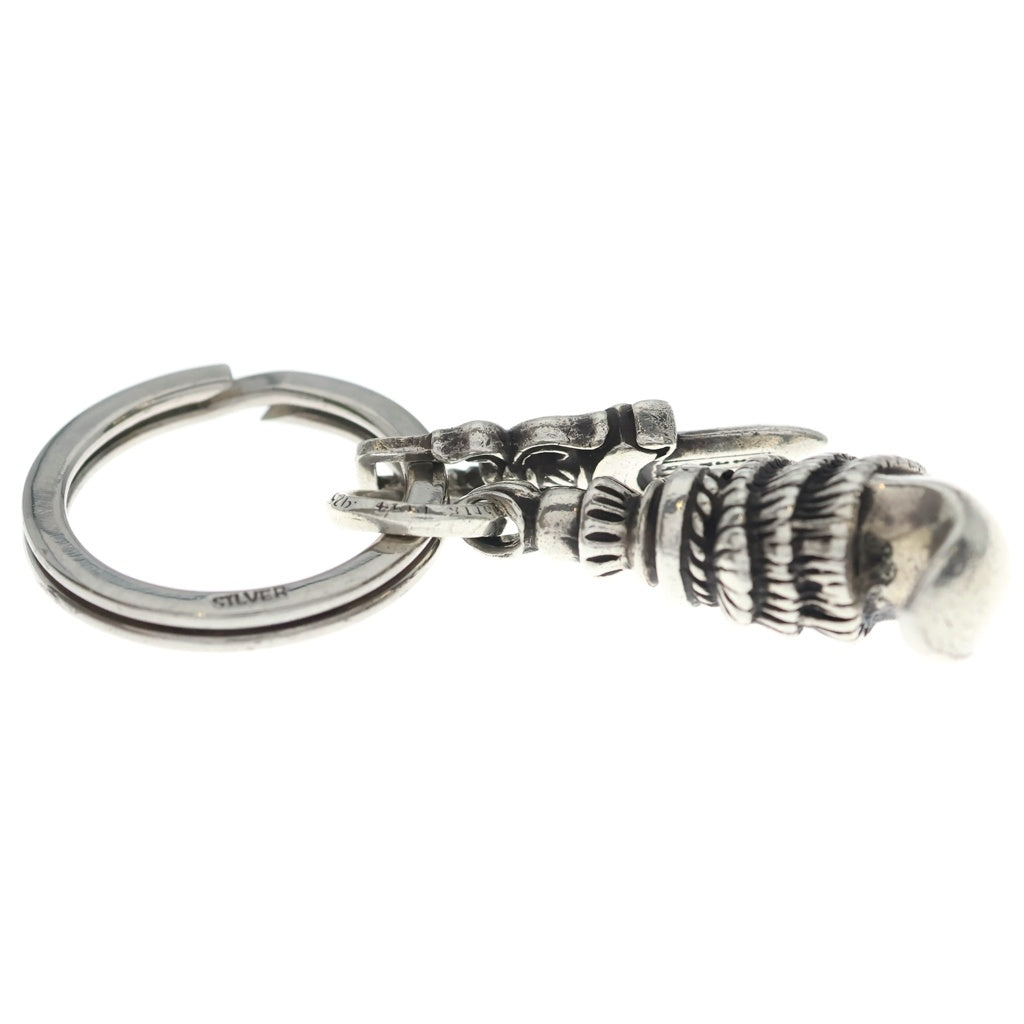 CHROME HEARTS(クロムハーツ) CROW&No5 DGGR クロウ #5 ダガー キーリング シルバー