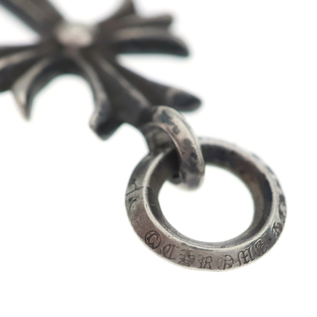 CHROME HEARTS(クロムハーツ) TINY CH CROSS タイニーCHクロス チャーム ネックレストップ シルバー BCA382