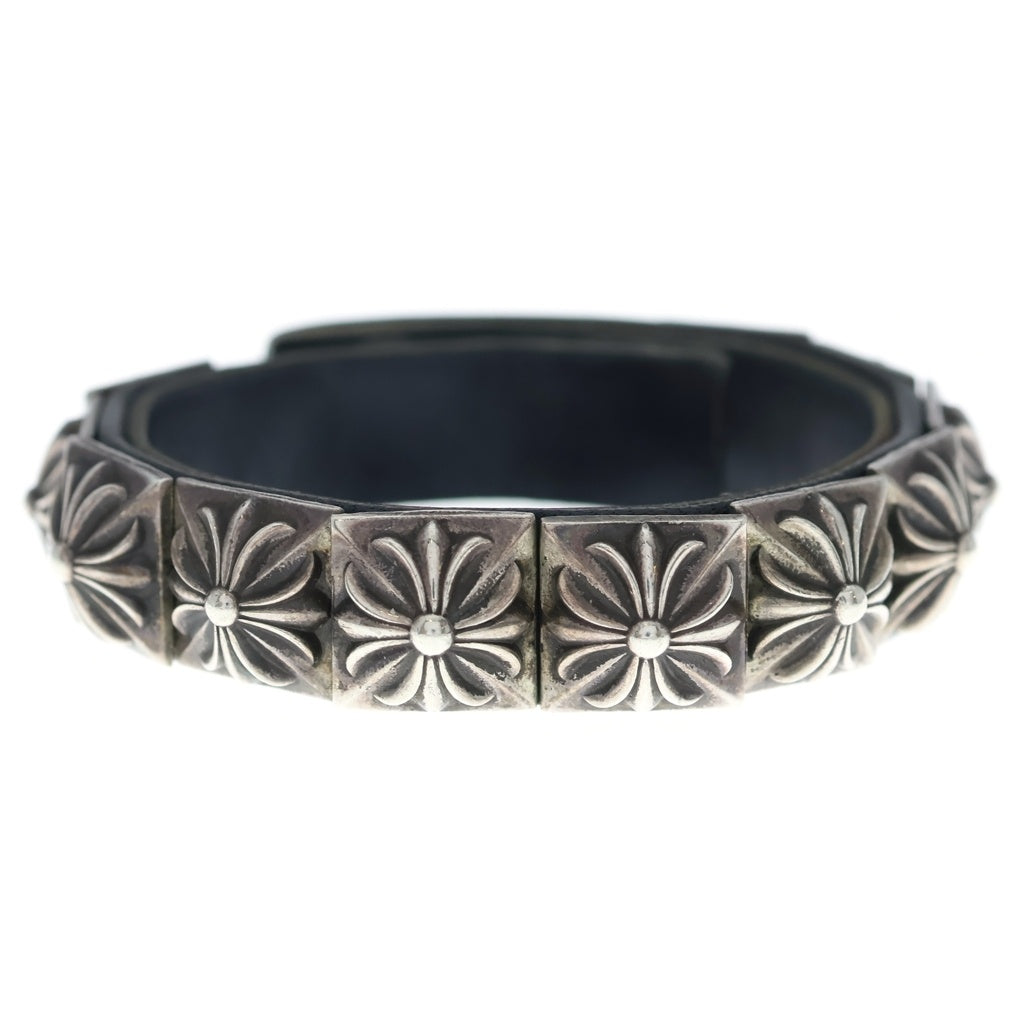 CHROME HEARTS(クロムハーツ) ZERO STUD SNGL ROW ゼロ ピラミッド スタッズ シングル レザー