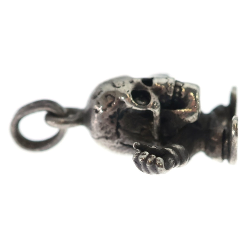 CHROME HEARTS(クロムハーツ) TINY FOTI HARRIS TEETER 2P DIA タイニーハリスティータ ダイヤ チャーム ペンダントトップ シルバー