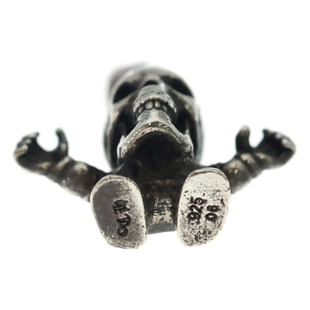 CHROME HEARTS(クロムハーツ) TINY FOTI HARRIS TEETER 2P DIA タイニーハリスティータ ダイヤ チャーム ペンダントトップ シルバー