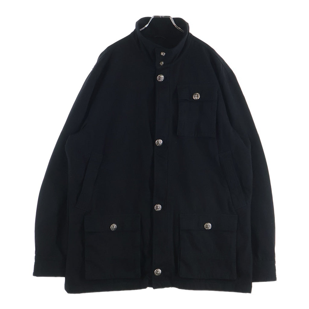 CHROME HEARTS(クロムハーツ) CHERRY BOMB チェリーボム クロスボールボタンミリタリージャケット ブラック