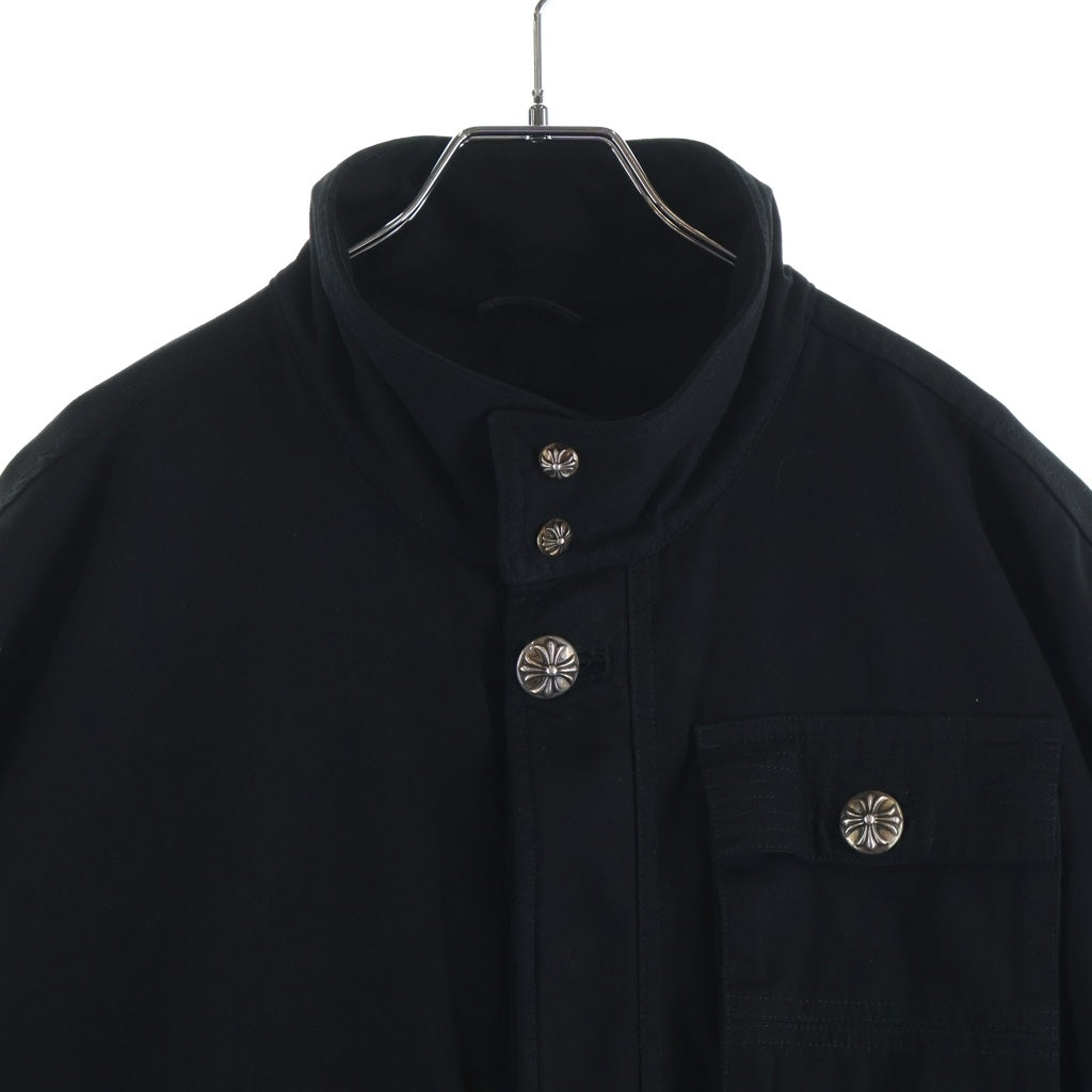 CHROME HEARTS(クロムハーツ) CHERRY BOMB チェリーボム クロスボールボタンミリタリージャケット ブラック