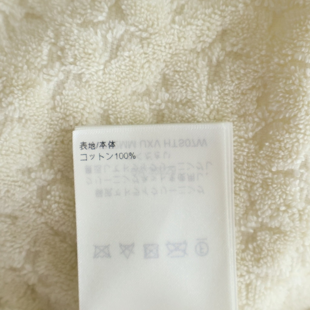 LOUIS VUITTON(ルイヴィトン) 25AW フレンチテリー 総柄パイル半袖シャツ RM252MM UXV HTS07W ホワイト