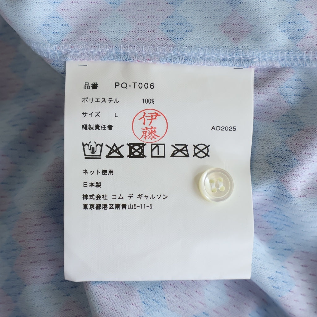 COMME des GARCONS(コムデギャルソン) 26SS HOMME PLUS オムプリュス 花柄長袖シャツ ピンク