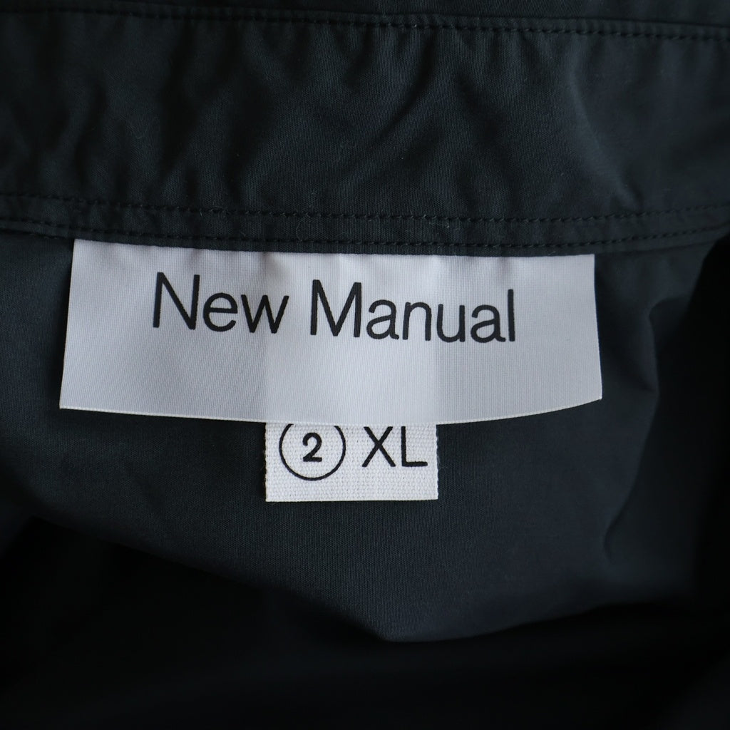 New Manual(ニュー マニュアル) 26SS ソリッド 長袖シャツ ブラック