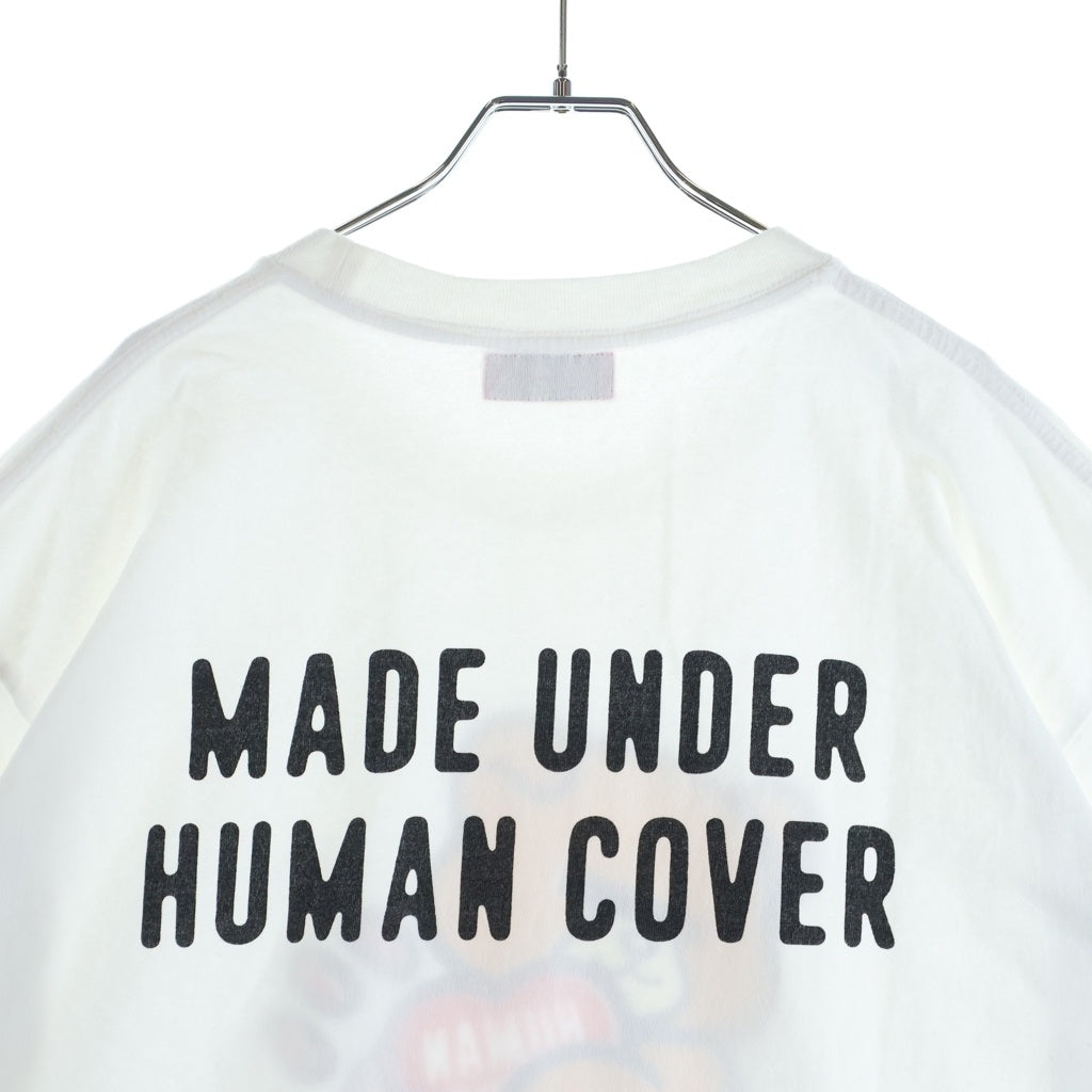 HUMAN MADE(ヒューマンメイド) ×UNDERCOVER GRAPHIC T-SHIRT 両面プロント 半袖Tシャツカットソー ホワイト