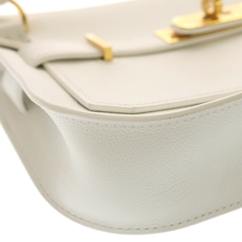HERMES(エルメス) ジピシーエールミニ スイフトニューホワイト ゴールド金具 ホワイト レディース