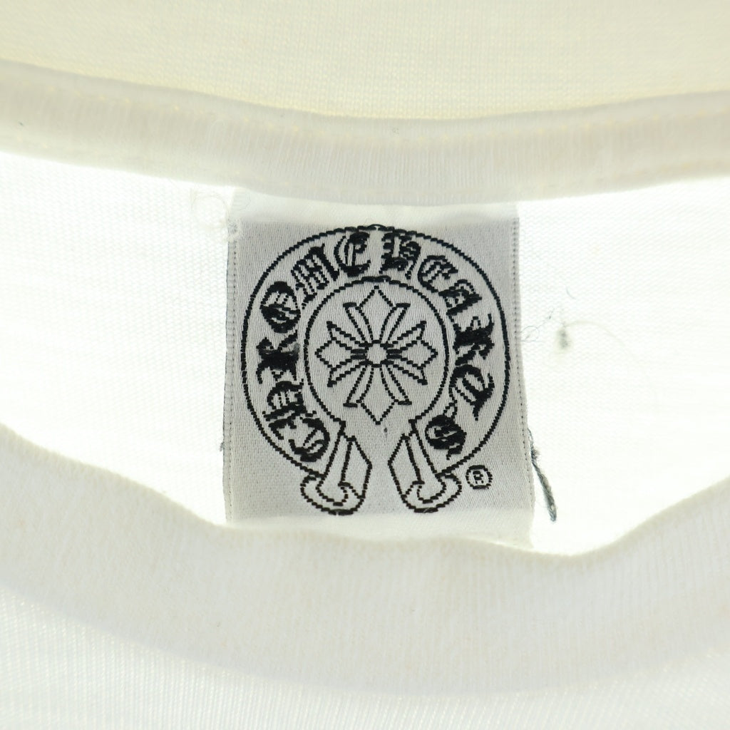 CHROME HEARTS(クロムハーツ) OLD ×max field オールド マックスフィールド ダガープリントTシャツ 半袖カットソー ホワイト