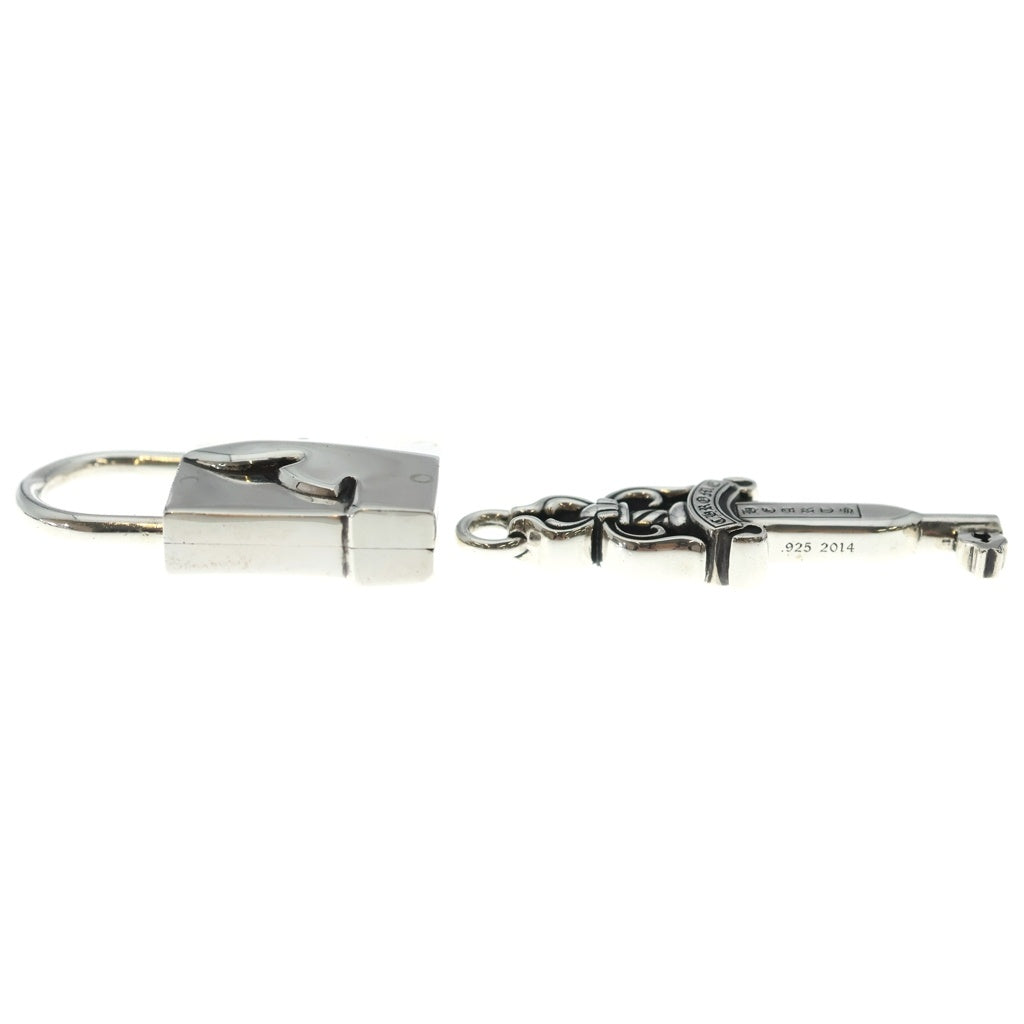 CHROME HEARTS(クロムハーツ) PADLOCK FLERKNEE パドロックフレアニー ダブルダガーキー 南京錠 シルバー