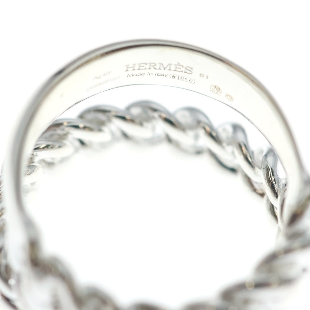 HERMES(エルメス) Boucle Sellier Inflexible Ring ブックルセリエ アンフレクシブル リング シルバー