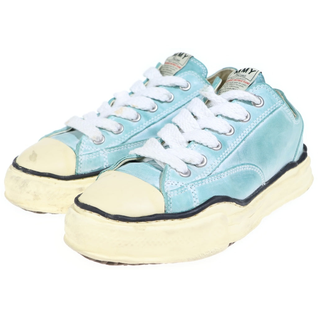 MAISON MIHARAYASUHIRO(メゾンミハラヤスヒロ) PETERSON LOW A09FW723 ピーターソン レザーローカットスニーカー ターコイズ