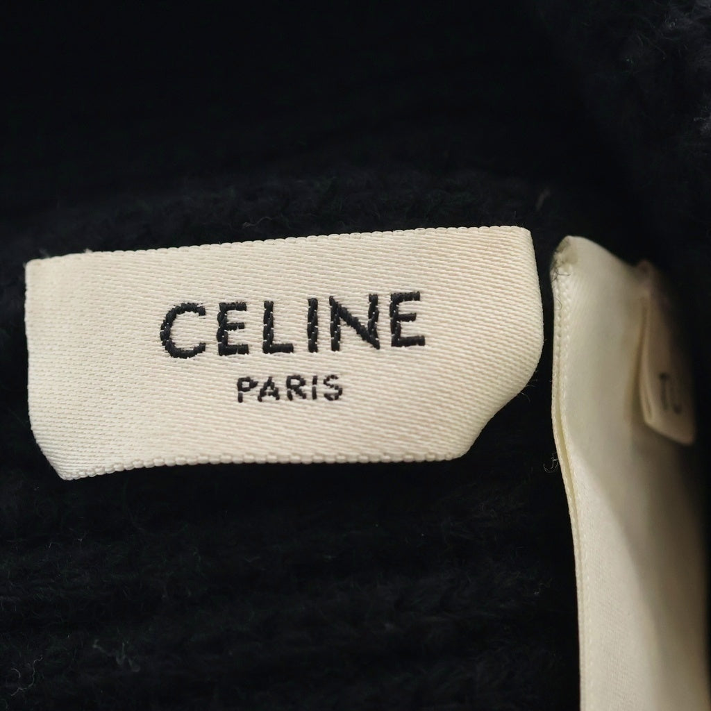 CELINE(セリーヌ) フェルトロゴニットビーニー 2AC93423P ブラック
