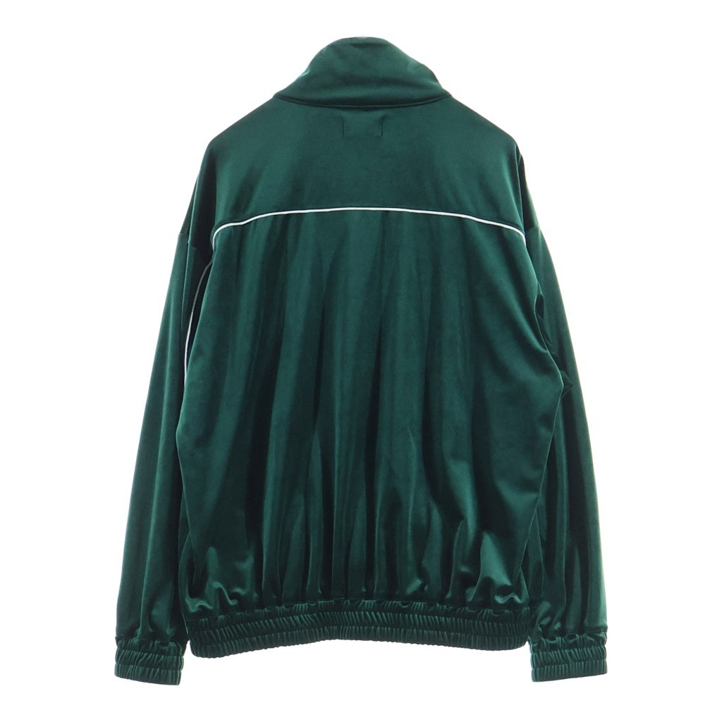 BREATH(ブレス) SCRIPT LOGO PIPING VELOUR JACKET スクリプト ロゴ パイピング ベロア ジャケット グリーン BR25SS-C5024