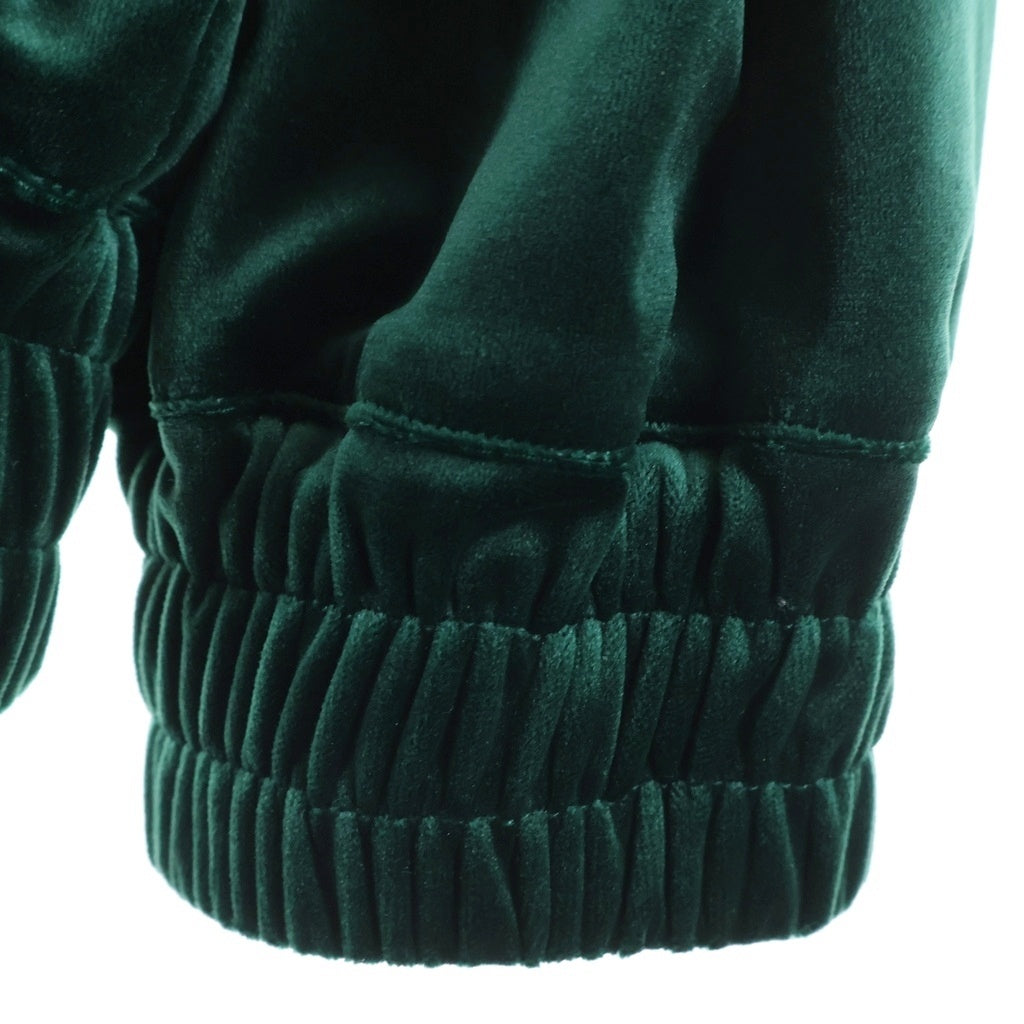 BREATH(ブレス) SCRIPT LOGO PIPING VELOUR JACKET スクリプト ロゴ パイピング ベロア ジャケット グリーン BR25SS-C5024