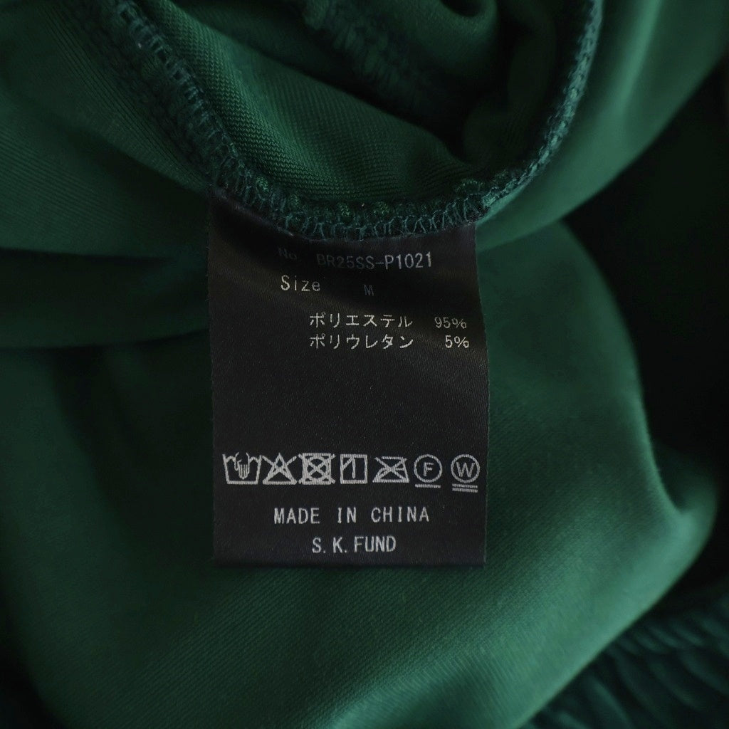 BREATH(ブレス) SCRIPT LOGO PIPING VELOUR PANTS スクリプト ロゴ パイピング ベロア パンツ グリーン BR25SSーP1021
