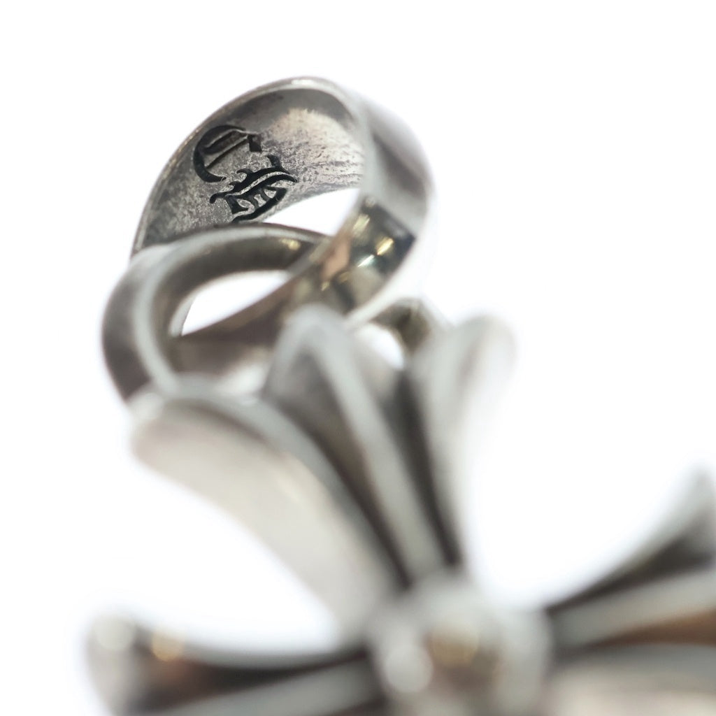 CHROME HEARTS(クロムハーツ) CH CRS SML W/BALE Wベイル スモールCHクロス ペンダントトップ シルバー BCA218