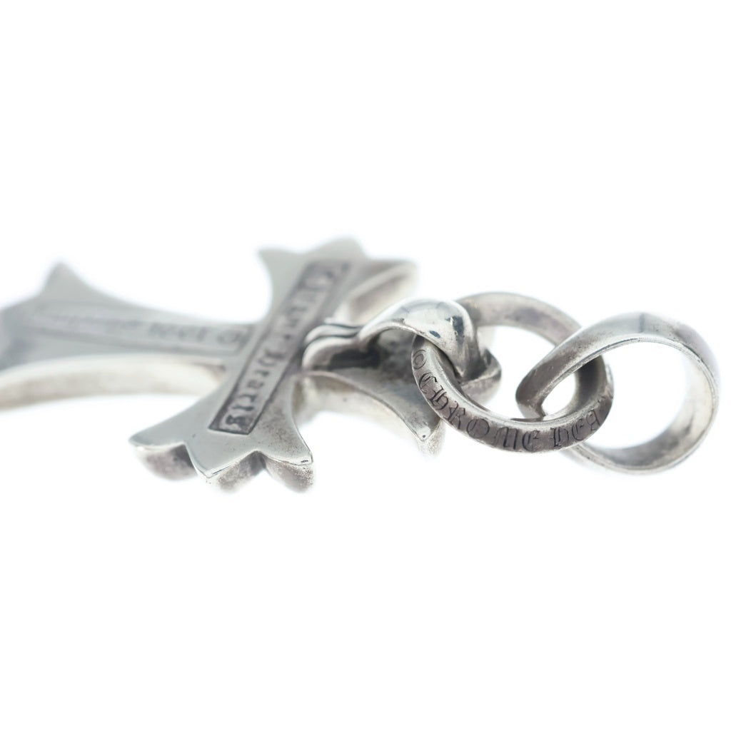 CHROME HEARTS(クロムハーツ) CH CRS SML W/BALE Wベイル スモールCHクロス ペンダントトップ シルバー BCA218
