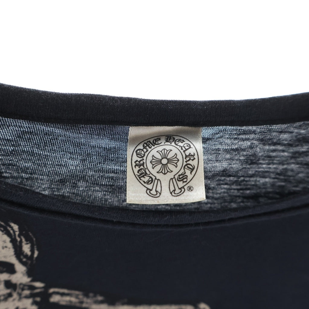 CHROME HEARTS(クロムハーツ) FOTI GRAPHIC LOND SLEEVE T-SHIRT フォティ グラフィックプリント ロングスリーブTシャツ ブラック