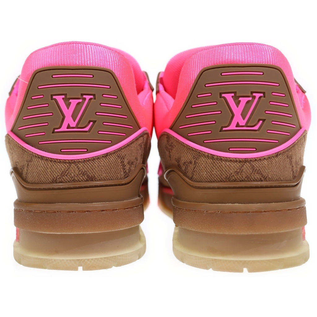 LOUIS VUITTON(ルイヴィトン) LV TRAINER LVトレイナーライン モノグラム ローカットスニーカー ピンク/ブラウン 1A8Z5B