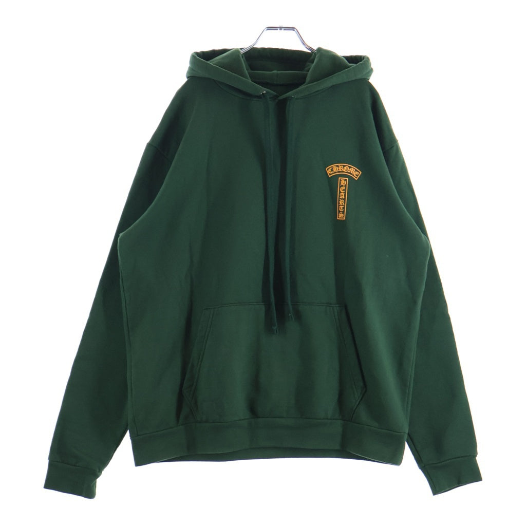 CHROME HEARTS(クロムハーツ) SWTSHRT PLVR LTD ONLINE オンライン限定 Tバープリント プルオーバースウェットパーカー フーディー グリーン