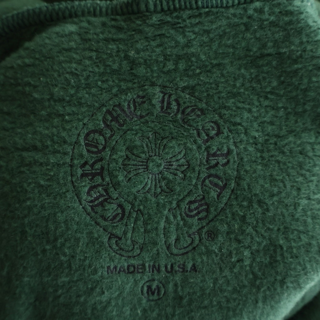 CHROME HEARTS(クロムハーツ) SWTSHRT PLVR LTD ONLINE オンライン限定 Tバープリント プルオーバースウェットパーカー フーディー グリーン
