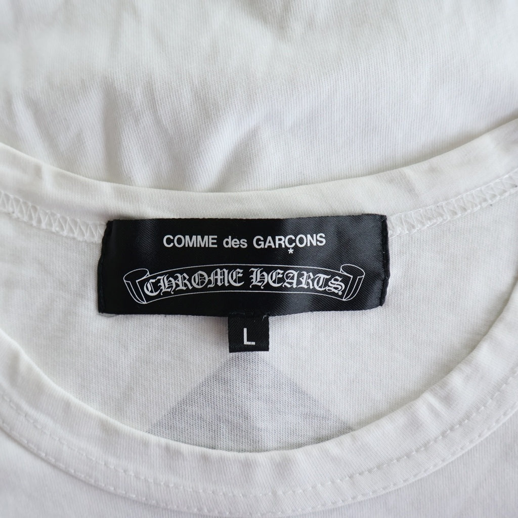 CHROME HEARTS(クロムハーツ) ×COMME des GARCONS Dover Street Market T-Shirt コムデギャルソン ドーバーストリートマーケット 半袖Tシャツ カットソー ホワイト
