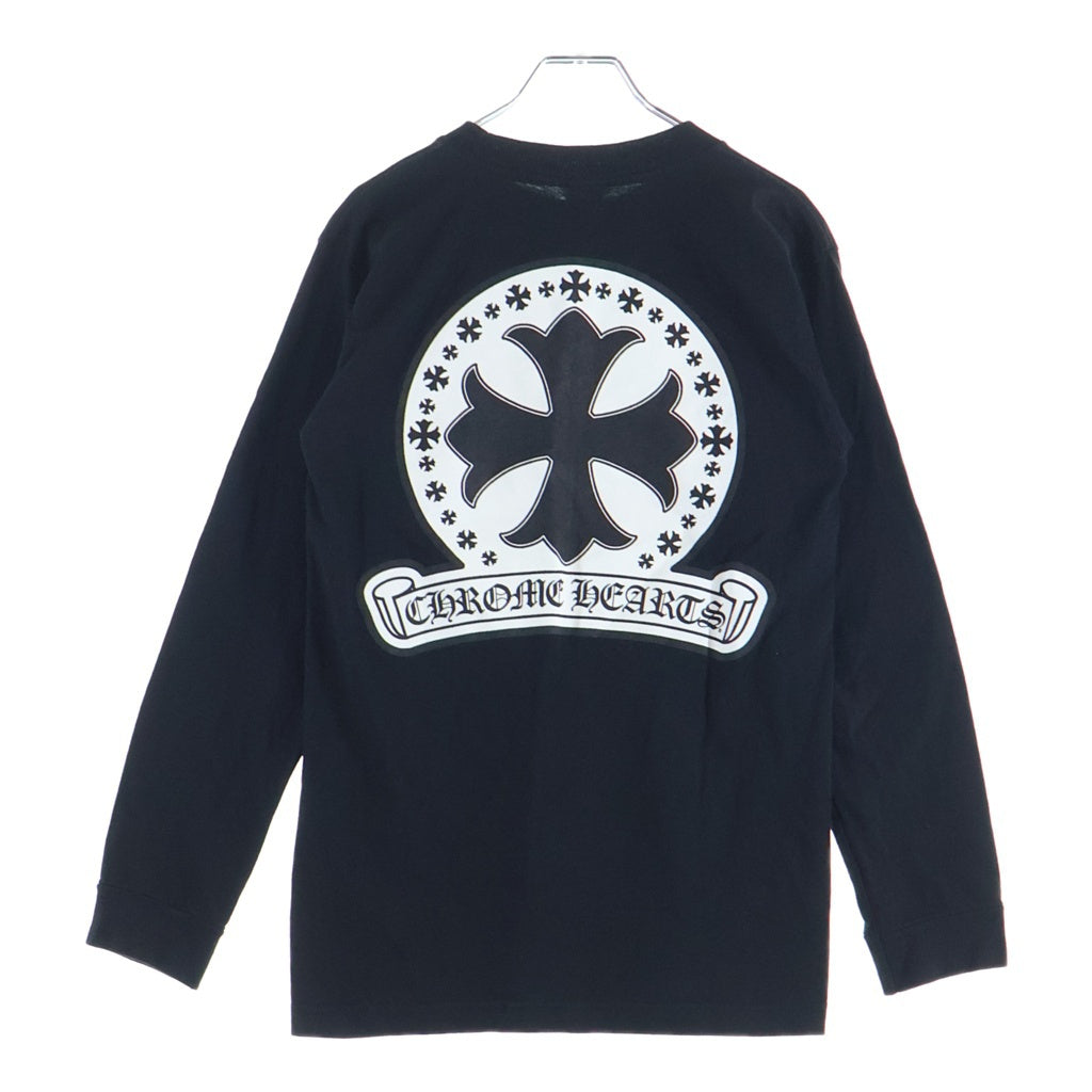 CHROME HEARTS(クロムハーツ) OLD L/S TEE オールド バックCHプラスプリント 長袖Tシャツカットソー ブラック