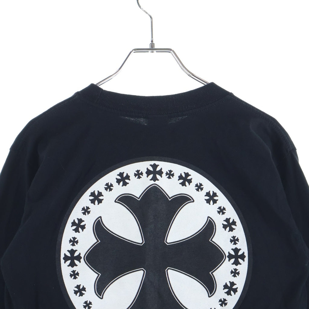 CHROME HEARTS(クロムハーツ) OLD L/S TEE オールド バックCHプラスプリント 長袖Tシャツカットソー ブラック