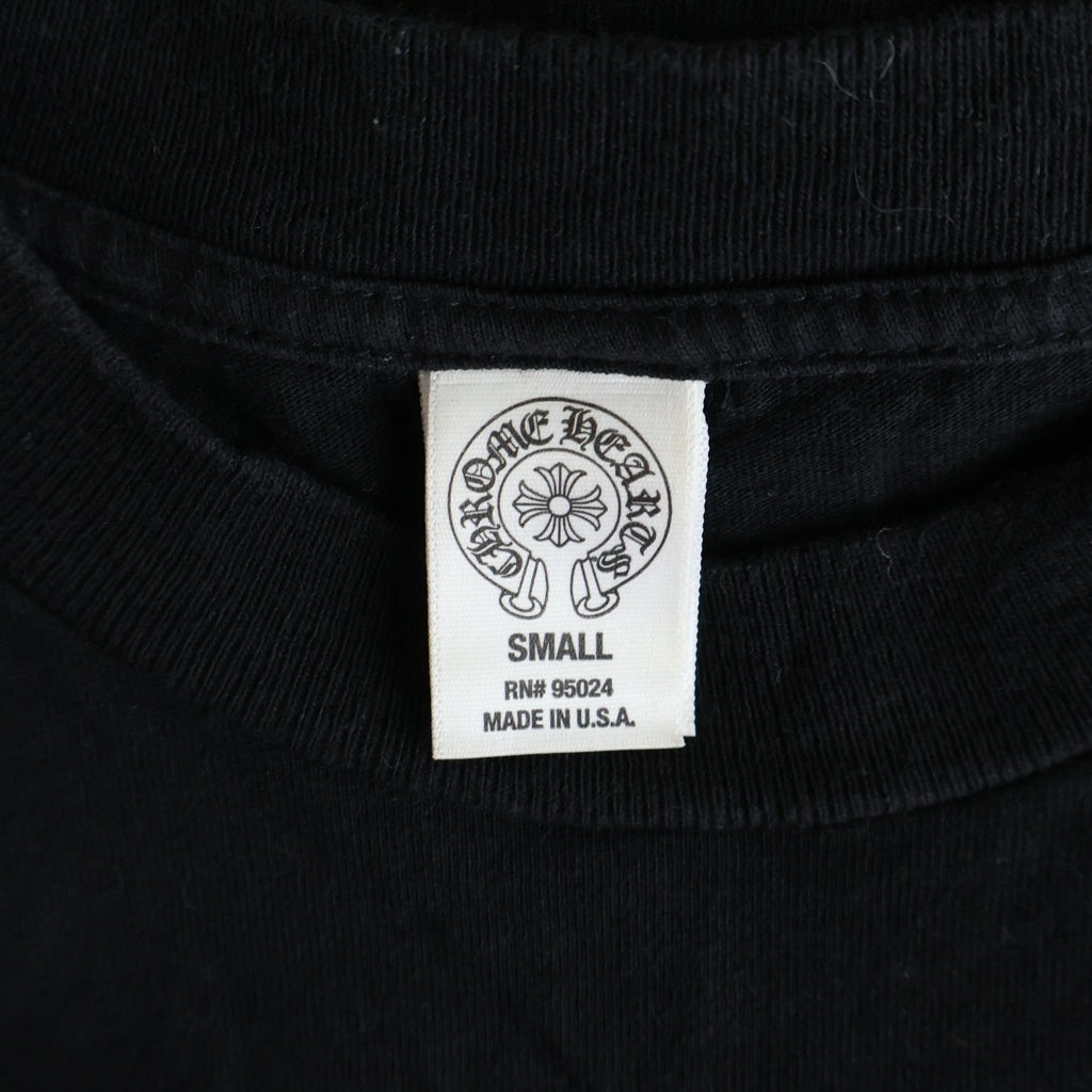 CHROME HEARTS(クロムハーツ) OLD L/S TEE オールド バックCHプラスプリント 長袖Tシャツカットソー ブラック