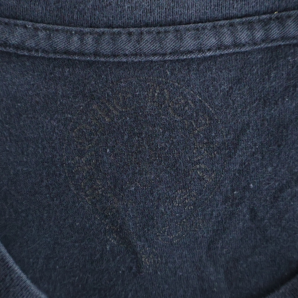 CHROME HEARTS(クロムハーツ) OLD Made In Hollywood Vertical Logo Tee メイドインハリウッド ヴァーティカルロゴ 半袖Tシャツカットソー ブラック/ホワイト